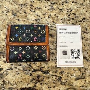 Louis Vuitton Tan Leather Wallet